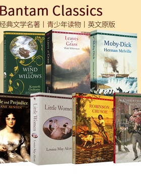 Bantam Classics 经典文学名著 傲慢与偏见/假如给我三天光明/汤姆叔叔的小屋 儿童文学标杆之作 青少年读物 英文原版