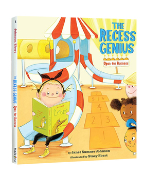 英文原版 The Recess Genius 1 精装 心理成长绘本图画书 自尊心 儿童英语启蒙