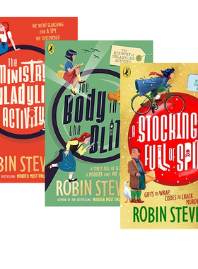 预售 英文原版 不淑女行为部 3册 The Ministry of Unladylike Activity 8-13岁悬疑小说 水石童书奖