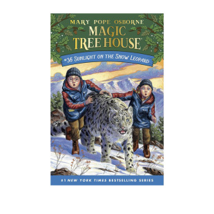 英文原版 Magic Tree House 36 Sunlight on the Snow Leopard 神奇树屋第一季36