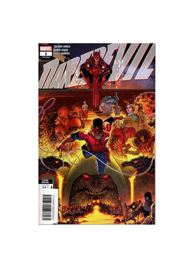 现货 英文原版漫画期刊 Daredevil 1 John Romita Jr. 2Nd Printing Variant 夜魔侠系列 Marvel漫威漫画