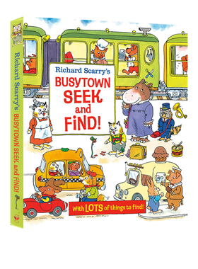 英文原版 Richard Scarry's 5-Minute Stories 理查德 斯卡里的五分钟故事/我喜欢的鹅妈妈童谣/交通工具 精装大开本