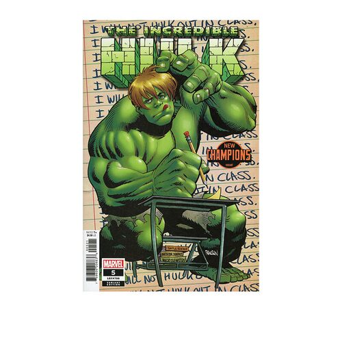 英文原版漫画期刊 Incredible Hulk 5 Dan Panosian New Champions Variant 绿巨人系列 Marvel漫威漫画