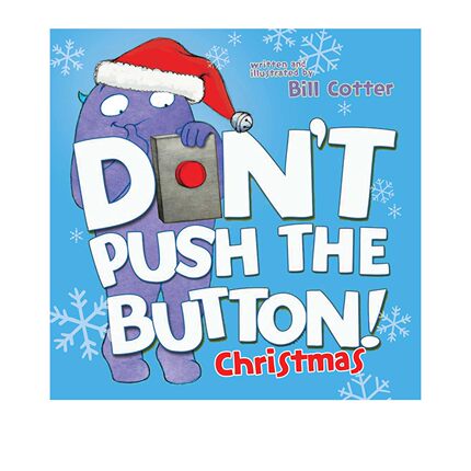 英文原版 Don't Push the Button! A Christmas Adventure 不要按这个按钮 圣诞冒险纸板绘本 儿童节日游戏互动绘本