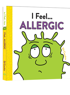 英文原版 I Feel... Allergic 精装  情绪管理 儿童性格培养 情感情商培养 图画故事书 启蒙早教绘本 DJ Corchin