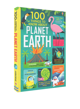 关于地球的100件事 Usborne大发现系列 100 Things to Know About Planet Earth 精装英文原版 尤斯伯恩青少年科普百科知识