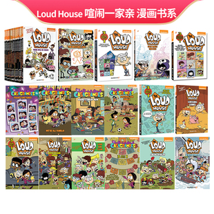Casagrandes The House 儿童全彩漫画绘本故事读物 中小学英文课外阅读 and 英文原版 Friends 喧闹一家亲 Loud Family