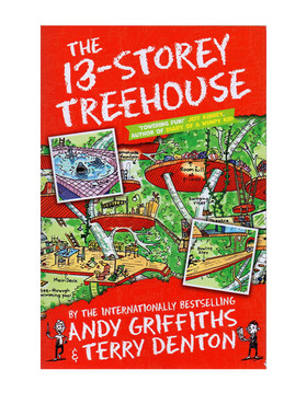 小屁孩树屋历险记 英文原版 The 13-Storey Treehouse 疯狂树屋历险记 Andy Griffiths 初级章节书 7-12岁