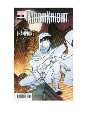 现货 英文原版漫画期刊 Moon Knight 28 Javier Garron New Champions Variant 月亮骑士系列 Marvel漫威漫画