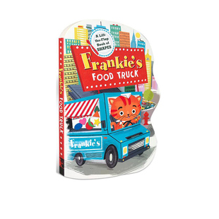 英文原版 Frankie's Food Truck 弗兰基的食物货车 纸板翻翻书 低幼儿童启蒙认知绘本 亲子互动 Walker