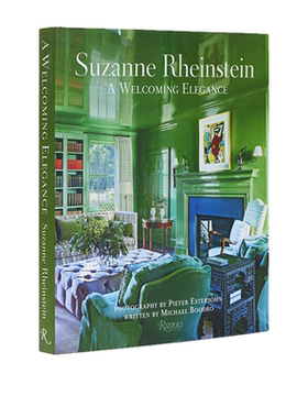 英文原版 Suzanne Rheinstein: A Welcoming Elegance 时尚房屋艺术插画画册 精装 Suzanne Rheinstein