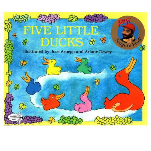 英文原版绘本 Five Little Ducks 五只小鸭子Raffi 经典儿歌童谣 英语启蒙幼儿早教 3-6岁
