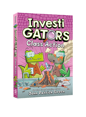 英文原版 InvestiGators 鳄鱼侦探员 8 精装 全彩爆笑漫画 中小学课外英文阅读图画书