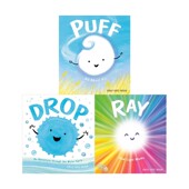 Ray 空气 光是如何工作 英文原版 水循环 Drop 少儿科普绘本图画书 3册精装 Puff 知识类读物 环保主题