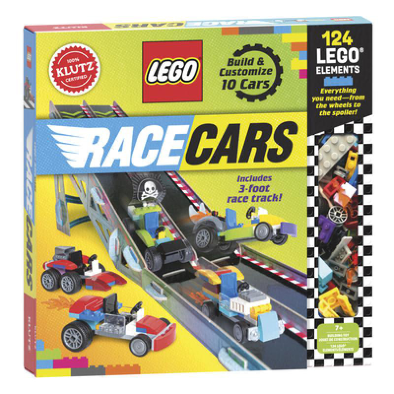 预售 英文原版 乐高赛车 KLUTZ Lego Race Cars STEM Activity Kit 手工DIY 益智玩具 英文原版 儿童玩具书