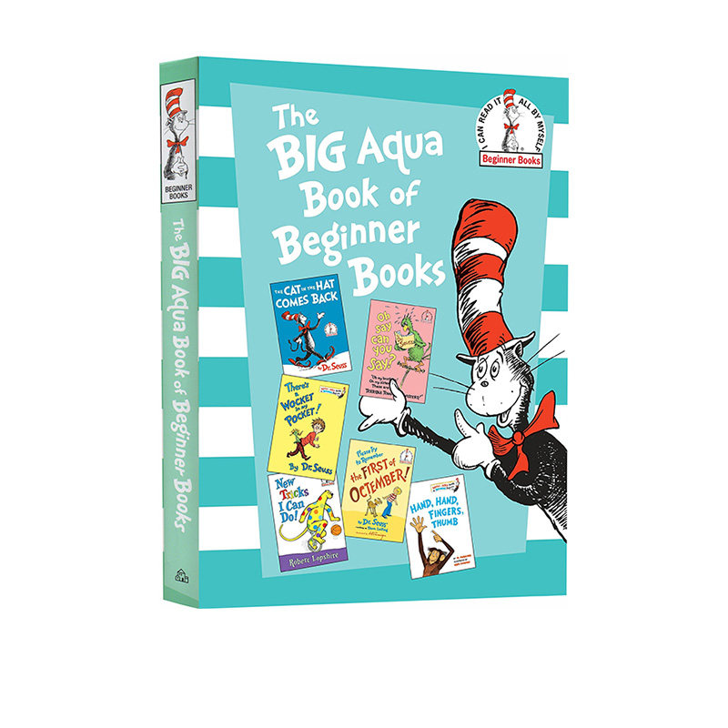 the big aqua book of beginner books 青色大书 英文原版精装入门