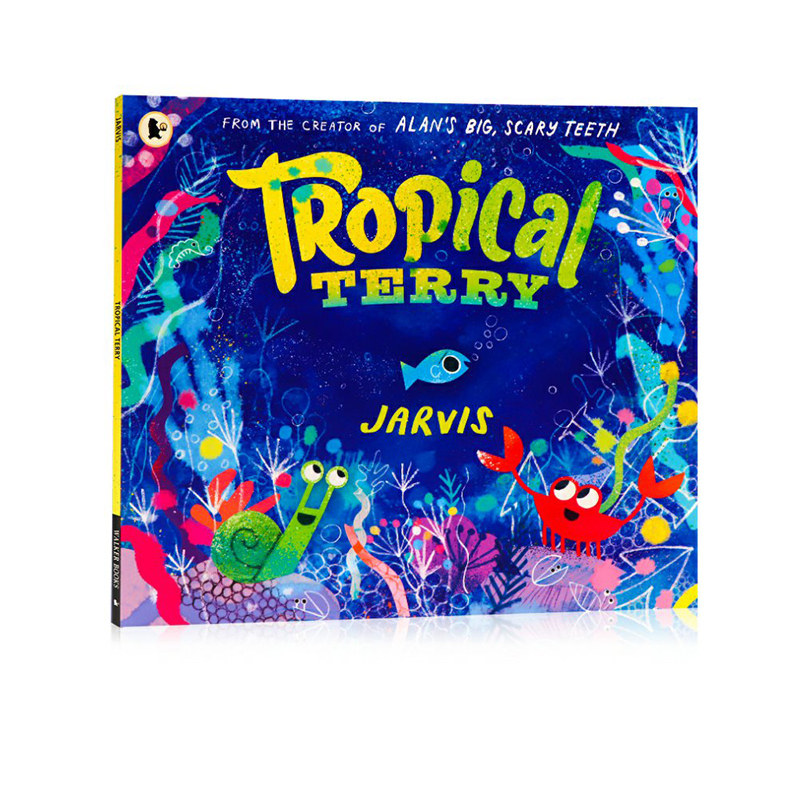 英文原版 Tropical Terry 热带特里 艾伦可怕的大牙齿同作者 贾维斯 Jarvis名家绘本 儿童英语启蒙绘本 插画精美