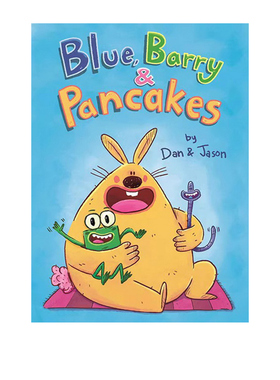 英文原版 Blue, Barry & Pancakes: 1 精装 儿童友谊全彩漫画 青少年课外阅读故事书