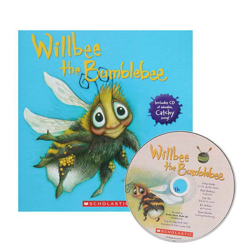 英文原版 Willbee The Bumblebee 附原版CD 绘本图画书 儿童启蒙有声读物 craig smith