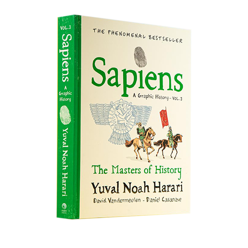 预售 英文原版 Sapiens 人类简史3 The Masters of History 文明的支柱 精装漫画版 尤瓦尔·赫拉利 Yuval Noah Harari