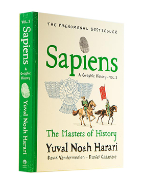 预售 英文原版 Sapiens 人类简史3 The Masters of History 文明的支柱 精装漫画版 尤瓦尔·赫拉利 Yuval Noah Harari