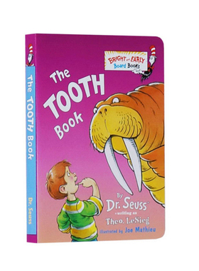英文原版 The Tooth Book 牙齿书 儿童启蒙纸板书 Dr Seuss 苏斯博士 幼儿宝宝身体启蒙认知绘本