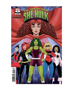 现货 英文原版漫画期刊 Sensational She-Hulk 1 Gisele Lagace Avengers 60Th Variant 绿巨人系列 60周年 Marvel漫威漫画