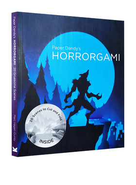 英文原版 Paper Dandy's Horrorgami 折纸大师的立体折纸 20个场景的