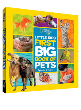 英文原版 National Geographic Little Kids First Big Book of Pets 美国国家地理儿童百科 儿童科普读物 精装大开本