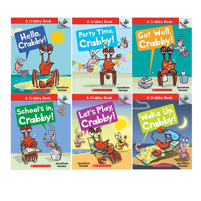 预售 A Crabby Book 你好小螃蟹 6册 英文原版 Acorn 学乐大树姐妹篇橡树系列 儿童全彩趣味幽默故事书 课外桥梁章节书高性价比高么？