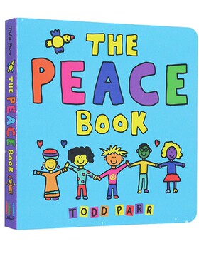 英文原版 The Peace Book 纸板书 淘弟有个大世界 儿童多元文化 世界观启蒙绘本 Todd Parr