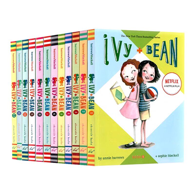 英文原版 Ivy and Bean 艾薇和豆豆系列12册 美国图书馆协会童书奖 7-14岁女孩中小学课外读物 英语阅读提升章节桥梁书
