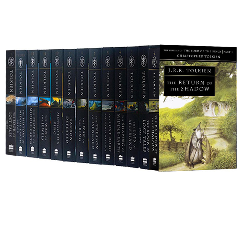 预售 托尔金中土世界的历史地图设定集 The Atlas of Tolkien's Middle earth 13册 英文原版历史传记  霍比特 魔戒奇幻世界指南