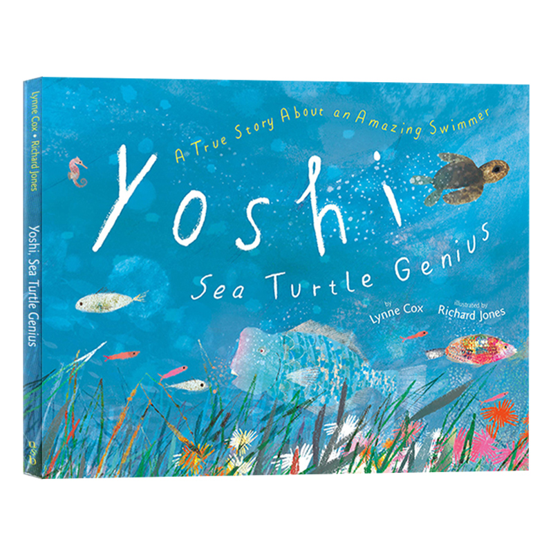 英文原版 Yoshi, Sea Turtle Genius 生态保护 科普知识类绘本图画书 精装  23年1月新品