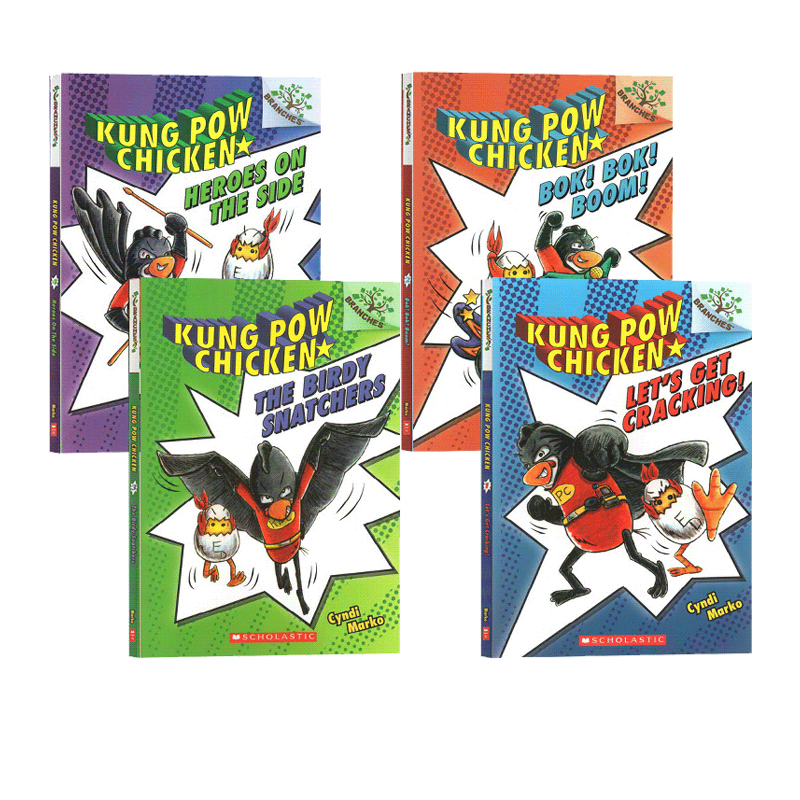 英文原版宫保鸡丁4册学乐大树