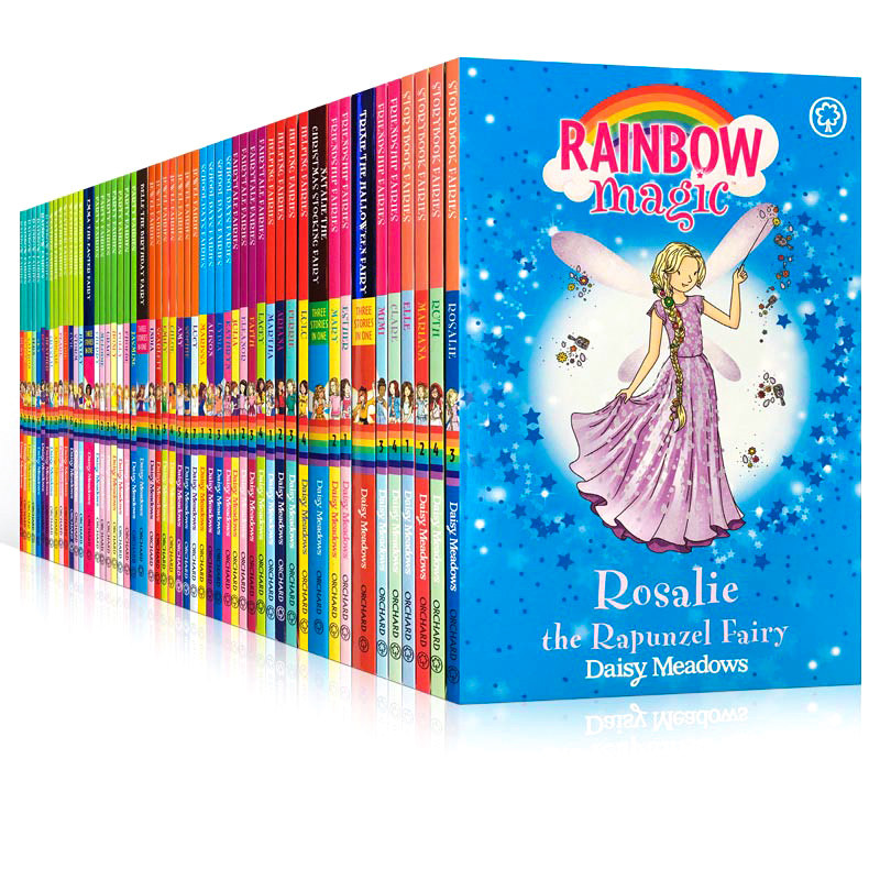 【全套】彩虹魔法仙子52册礼盒装 A Year of Rainbow Magic Boxed Collection 1-52 英文原版儿童课外兴趣阅读 初级桥梁章节小说
