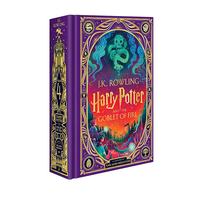 哈利波特与火焰杯 2025年新版 哈利波特#4 Minalima Edition 英文精装彩绘立体 Harry Potter and the Goblet of Fire JK罗琳