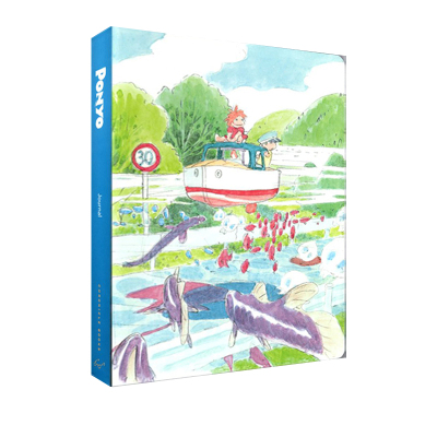 英文原版 Studio Ghibli Ponyo Journal 悬崖上的金鱼姬笔记本 宫崎骏动画电影周边 吉卜力工作室