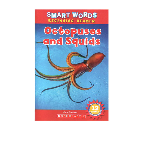 英文原版 Smart Words Beginning Reader Ocean Animals octopuses and Squid STEM百科科普 海洋动物专业词汇 小学生轻松学单词