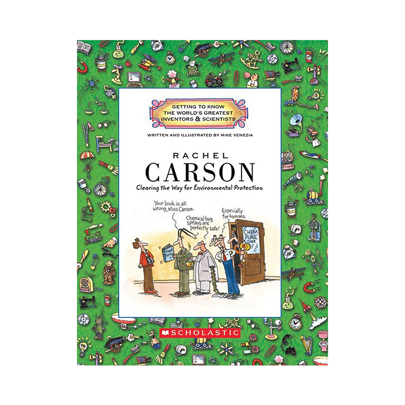 英文原版 World's Greatest Inventors and Scientists 世界上伟大的科学家和发明家 Rachel Carson 英文原版  科学知识