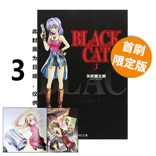 CAT 台版 BLACK 东立出版 图书 预售 矢吹健太朗 黑猫 漫画 附插画明信片 首刷限定版 爱藏版 绿山墙原版 2入