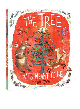 英文原版绘本 那棵注定的树 The Tree That'S Meant To Be 精装 圣诞节新年礼品书 Yuval Zommer