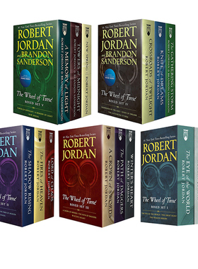 英文原版 The Wheel of Time Premium Boxed Set III  时光之轮 卷1-15 盒装 传奇奇幻著作 文学经典 罗伯特 乔丹 Robert Jordan
