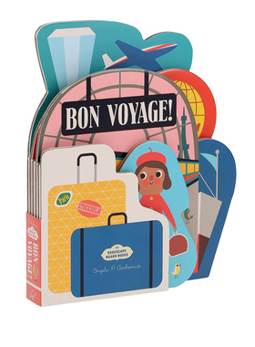英文原版 Bookscape Board Books Bon Voyage! 旅途上 异形纸板书 Chronicle出品