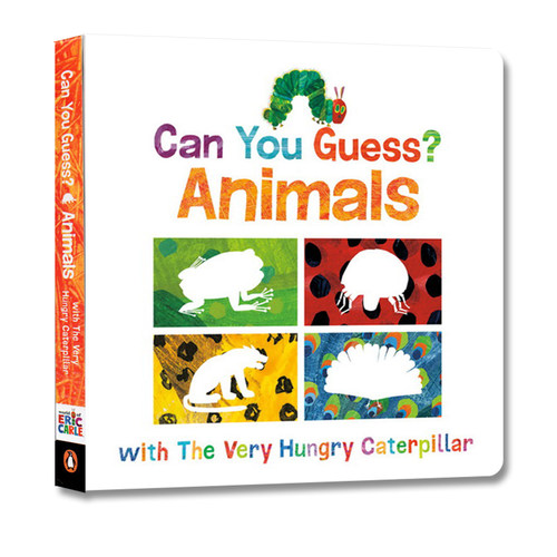 英文原版 Can You Guess?: Animals with the Very Hungry Caterpillar 纸板书 艾瑞卡尔 Eric Carle 低幼儿童英语启蒙认知绘本