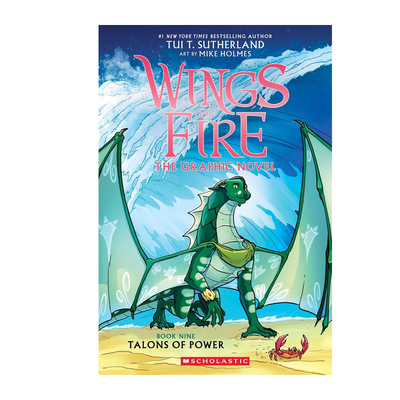 预售 英文原版 Wings of Fire #9 Talons of Power 火翼飞龙 权力之爪全彩漫画版 中小学课外读物 奇幻魔法冒险故事书