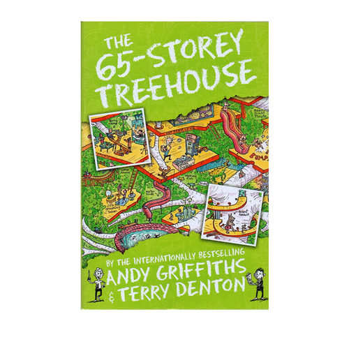 小屁孩树屋历险记 英文原版 The 65-Storey Treehouse 疯狂树屋历险记 Andy Griffiths 初级章节书 7-12岁