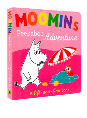 英文原版 Moomin's Peekaboo Adventure a Lift and find Book 姆明 芬兰著名童话 纸板翻翻书 亲子互动 Tove Jansson