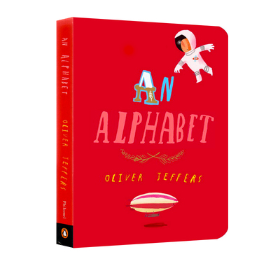 英文原版 An Alphabet 字母表的故事  奥利弗杰弗斯 Oliver Jeffers 幼儿英语启蒙早教纸板书