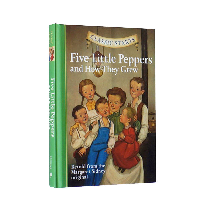 five little peppers and how they grew 小胡椒成长记 英文原版儿童